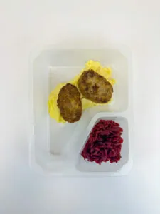 Kotlet mielony z puree